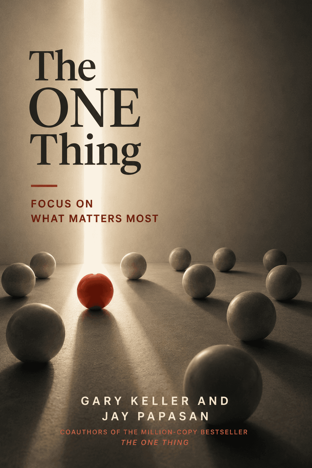 Cover for The ONE Thing