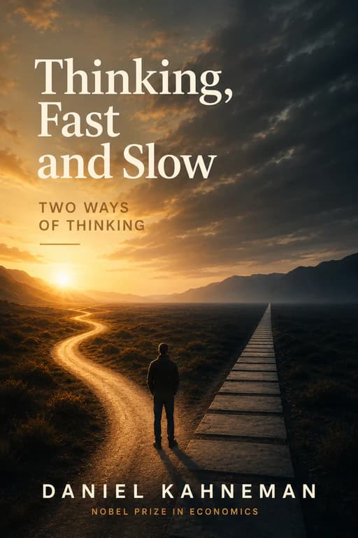 Cover for Thinking, Fast and Slow by Daniel Kahneman